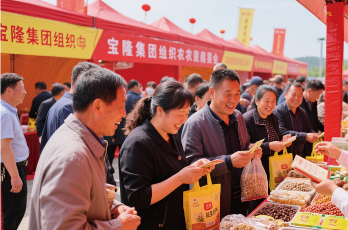 宝隆集团组织农贸会